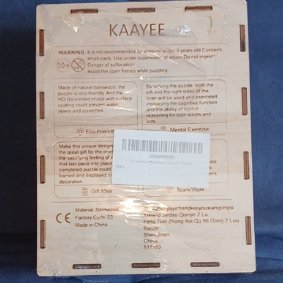 Kaytee Fox Family Wooden Puzzle - Multicolor - Picture 3 of 3